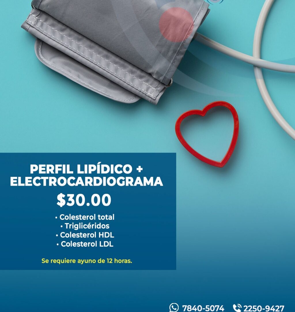 Perfil Lipídico + Electrocardiograma
