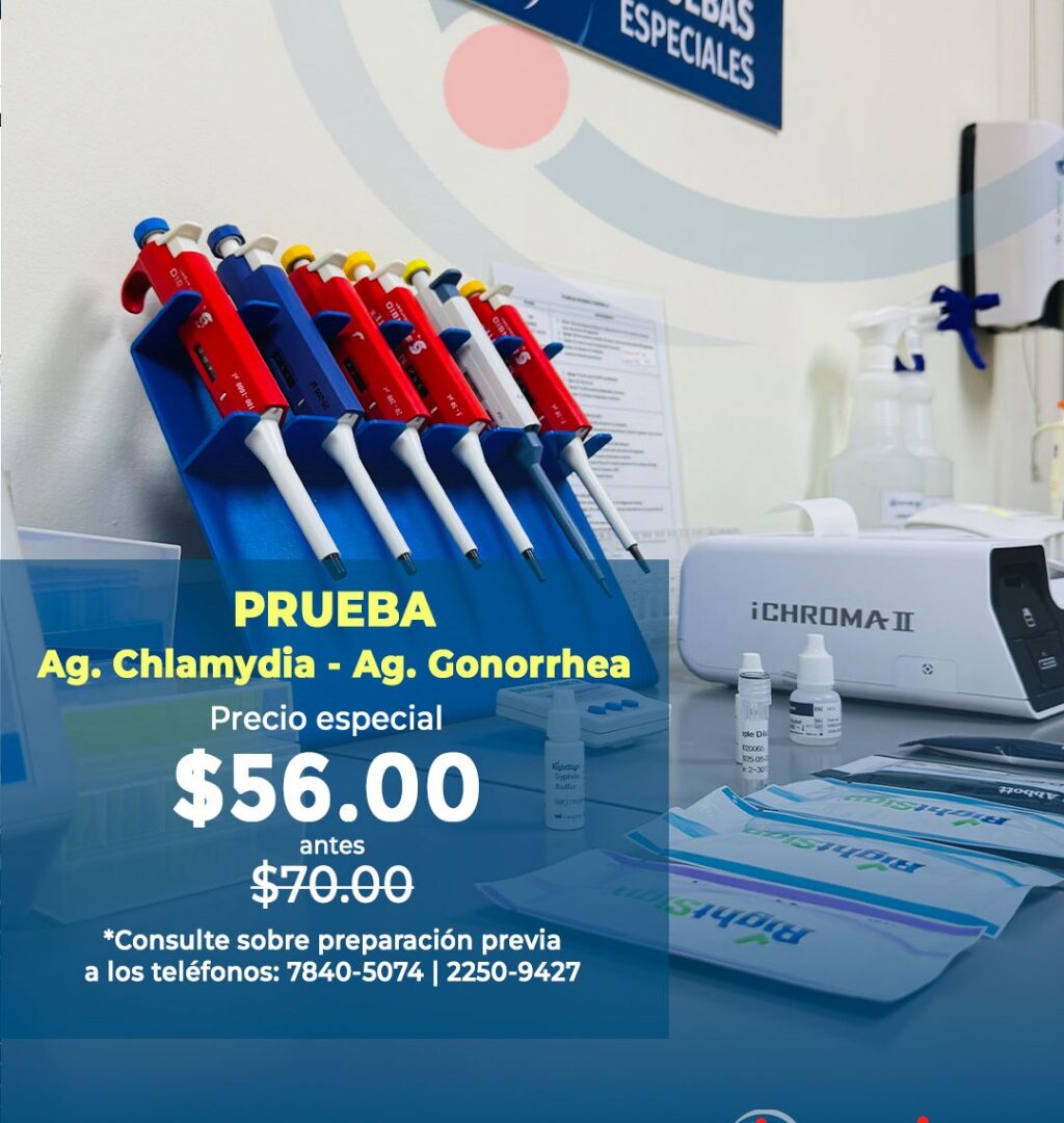 Prueba Ag. Chlamydia – Ag. Gonorrhea